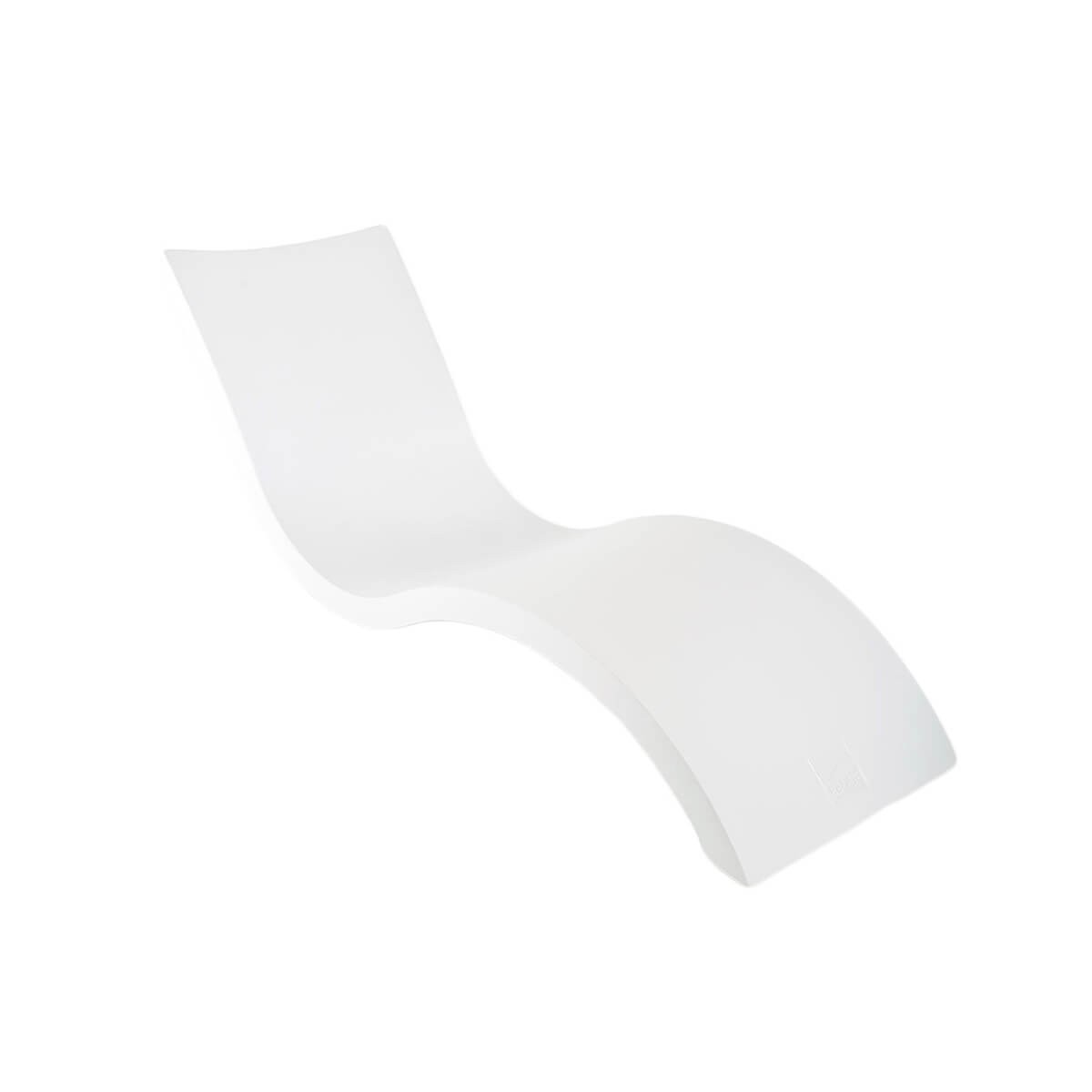 Ledge Lounger Chaise White - IN POOL FURNITURE